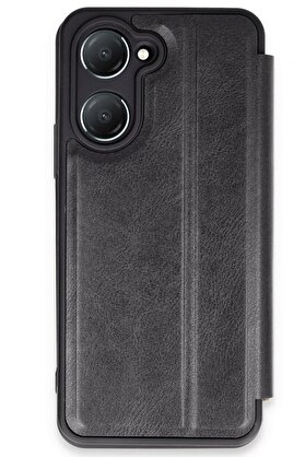CepteToptan Vivo Y18 Kılıf Flip Cover - Siyah - DROPX5419-6524
