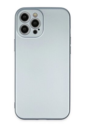 CepteToptan iPhone 12 Pro Max Kılıf Nano içi Kadife Silikon - Sky Blue - DROPX1001-8792