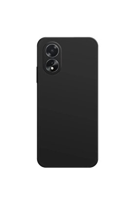 CepteToptan Oppo A38 Kılıf First Silikon - Siyah - DROPX2753-4686