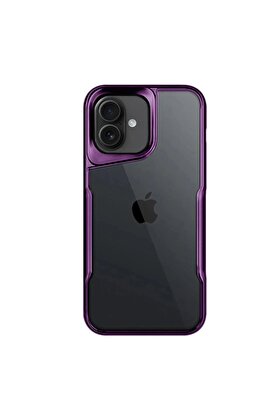 CepteToptan iPhone 16 Plus Kılıf Boyi Silikon Kapak - Derin Mor - DROPX2027-8863
