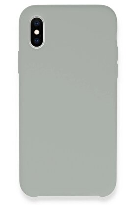 CepteToptan iPhone XS Kılıf Lansman Legant Silikon - Açık Gri - DROPX6952-9274
