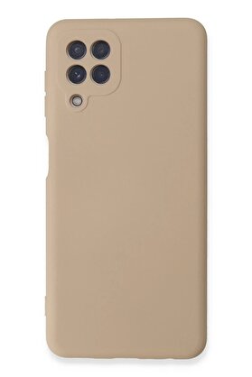 CepteToptan Samsung Galaxy A22 Kılıf Nano içi Kadife Silikon - Pudra - DROPX5110-3769