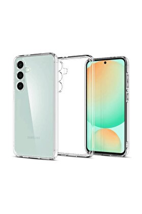 CepteToptan Samsung Galaxy S24 FE Kılıf Lüx Şeffaf Silikon - DROPX8617-3245