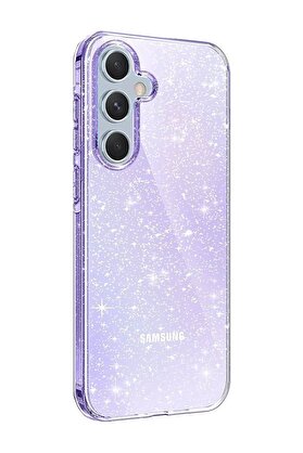 CepteToptan Samsung Galaxy A25 5G Kılıf Glow Kapak - Mor - DROPX6216-3386