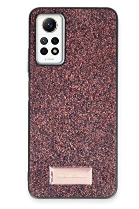 CepteToptan Xiaomi Redmi Note 12 Pro 4G Bright Simli Kapak - Derin Mor - DROPX9875-2456