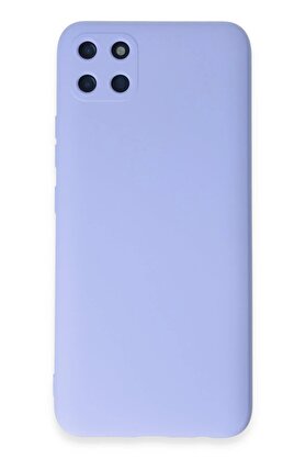 CepteToptan Realme C11 Kılıf Nano içi Kadife Silikon - Lila - DROPX5773-5169