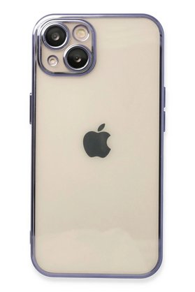 CepteToptan iPhone 13 Kılıf Lensli Silikon - Mor - DROPX9743-7588