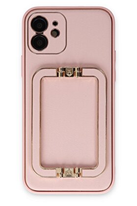 CepteToptan iPhone 12 Kılıf Coco Elit Kapak - Pembe - DROPX7399-3425