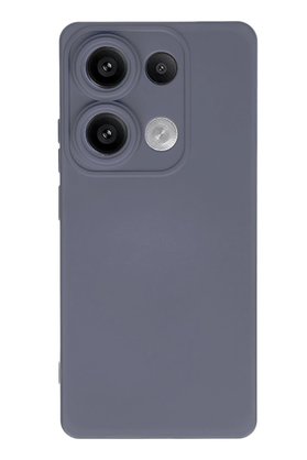 CepteToptan Xiaomi Redmi Note 13 4G Kılıf Nano içi Kadife Silikon - Gri - DROPX8725-4698