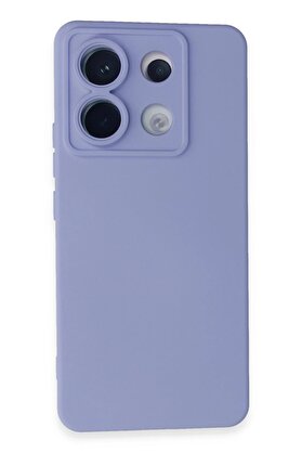 CepteToptan Xiaomi Redmi Note 13 Pro 5G Kılıf Nano içi Kadife Silikon - Lila - DROPX9780-1470