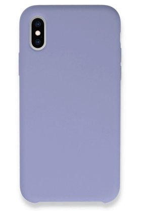 CepteToptan iPhone XS Max Kılıf Lansman Legant Silikon - Lila - DROPX3643-6461