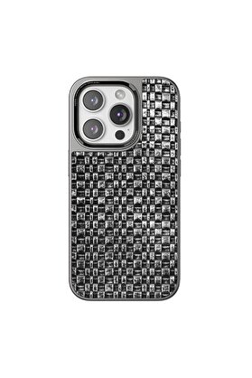 CepteToptan iPhone 15 Pro Max Brand Kapak - Gümüş - DROPX1448-5196
