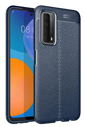 CepteToptan Huawei P Smart 2021 Kılıf Auto Focus Kapak - Lacivert - DROPX6002-3726