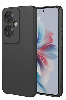 CepteToptan Oppo Reno 11F Kılıf First Silikon - Siyah - DROPX3880-3355
