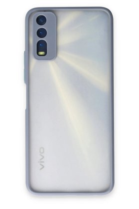 CepteToptan Vivo Y11S Kılıf Montreal Silikon Kapak - Gri - DROPX3731-5243