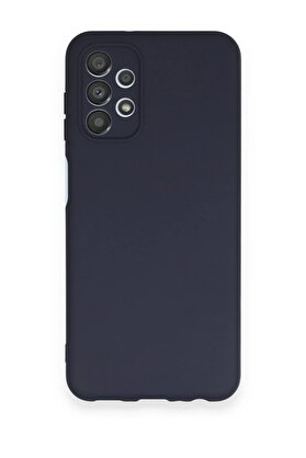 CepteToptan Samsung Galaxy A13 4G Kılıf First Silikon - Lacivert - DROPX8050-7625