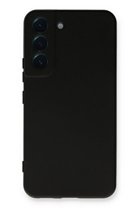 CepteToptan Samsung Galaxy S22 Plus Kılıf Nano içi Kadife Silikon - Siyah - DROPX2734-1649