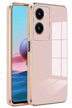 CepteToptan Vivo Y18 Kılıf Volet Silikon - Pembe - DROPX1538-1619
