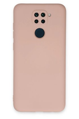 CepteToptan Xiaomi Redmi Note 9 Kılıf Nano içi Kadife Silikon - Pudra - DROPX5120-1721