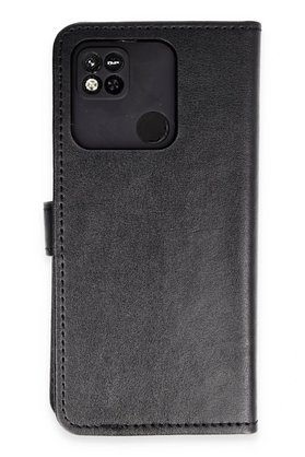 CepteToptan Xiaomi Redmi 10A Kılıf Trend S Plus Kapaklı Kılıf - Siyah - DROPX9756-5952