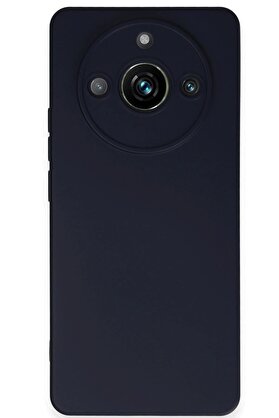 CepteToptan Realme 11 Pro Kılıf Nano içi Kadife Silikon - Lacivert - DROPX9066-2238