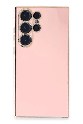 CepteToptan Samsung Galaxy S23 Ultra Kılıf Volet Silikon - Pembe - DROPX9449-5410