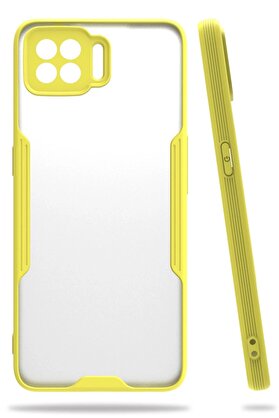 CepteToptan Oppo A73 Kılıf Platin Silikon - Sarı - DROPX3538-1917