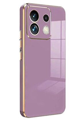 CepteToptan Xiaomi Redmi Note 13 4G Kılıf Volet Silikon - Mor - DROPX8117-8409
