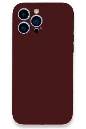 CepteToptan iPhone 13 Pro Kılıf Lansman Legant Silikon - Bordo - DROPX2605-3097