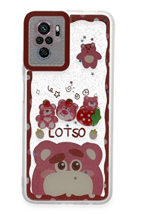 CepteToptan Xiaomi Redmi Note 10 Pro Kılıf Sweet Desenli Silikon Kapak - Pembe - DROPX3467-1573