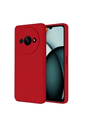 CepteToptan Realme C61 Kılıf First Silikon - Kırmızı - DROPX1127-2593