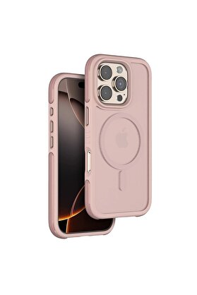 CepteToptan iPhone 16 Pro Max Orbit Magsafe Kapak - Rose Gold - DROPX7232-4166