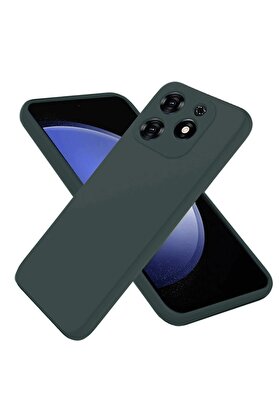 CepteToptan Tecno Spark Go 2024 Kılıf First Silikon - Koyu Yeşil - DROPX9266-3376