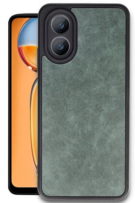 CepteToptan Oppo A38 Kılıf Aras Deri Kapak - Koyu Yeşil - DROPX6387-8238