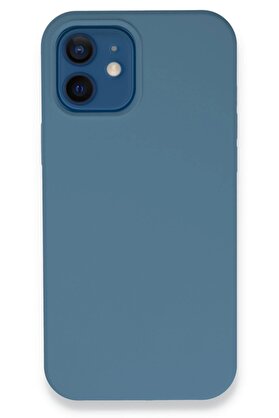 CepteToptan iPhone 12 Kılıf Lansman Legant Silikon - Açık Mavi - DROPX1239-4534