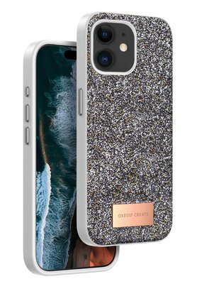 CepteToptan iPhone 11 Bright Simli Kapak - Gümüş - DROPX4916-4447