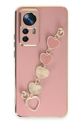CepteToptan Xiaomi Mi 12T Pro Kılıf Esila Silikon - Pudra - DROPX1584-9163