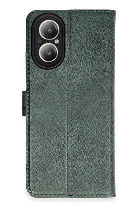 CepteToptan Realme 12 Lite Kılıf Trend S Plus Kapaklı Kılıf - Yeşil - DROPX2341-1360