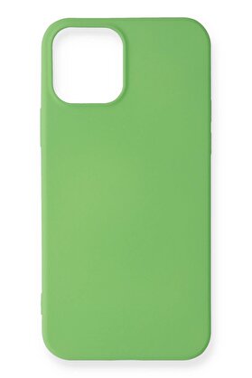 CepteToptan iPhone 12 Mini Kılıf First Silikon - Yeşil - DROPX6917-4758