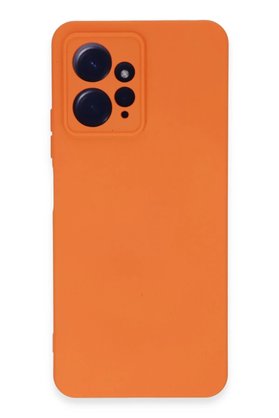 CepteToptan Xiaomi Redmi Note 12 4G Kılıf Nano içi Kadife Silikon - Turuncu - DROPX8726-7894