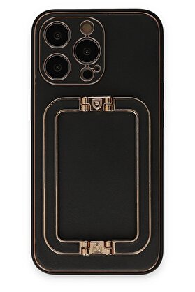 CepteToptan iPhone 13 Pro Max Kılıf Coco Elit Kapak - Siyah - DROPX4449-2479