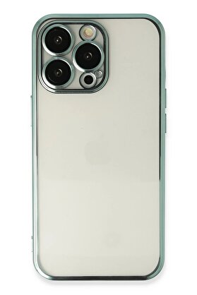 CepteToptan iPhone 13 Pro Kılıf Lensli Silikon - Yeşil - DROPX9278-7710