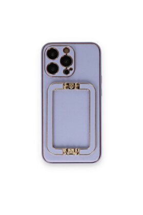 CepteToptan iPhone 14 Pro Kılıf Coco Elit Kapak - Lila - DROPX2872-6871