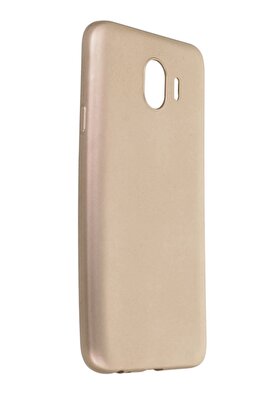 CepteToptan Samsung Galaxy J4 Kılıf First Silikon - Gold - DROPX4099-8910