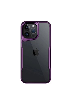 CepteToptan iPhone 16 Pro Max Kılıf Boyi Silikon Kapak - Derin Mor - DROPX7874-9608