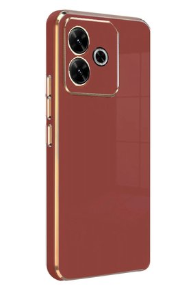 CepteToptan Xiaomi Redmi 13 4G Kılıf Volet Silikon - Kırmızı - DROPX2365-2139