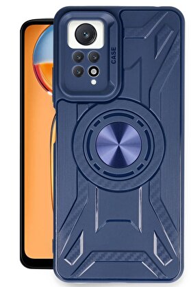 CepteToptan Xiaomi Redmi Note 12 Pro 4G Kılıf Lincoln Silikon - Lacivert - DROPX8991-9463