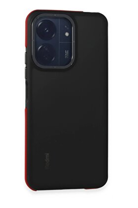 CepteToptan Xiaomi Redmi 13C Harvel Kapak - Kırmızı - DROPX6378-1068