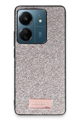 CepteToptan Xiaomi Redmi 13C Bright Simli Kapak - Gold - DROPX7780-5168