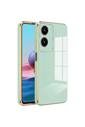 CepteToptan Vivo Y18 Kılıf Volet Silikon - Açık Yeşil - DROPX2842-8539